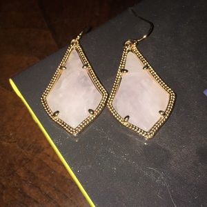 Kendra Scott Pale Pink Earrings - worn twice